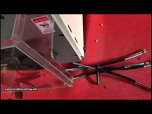 Full Automatic Multi core Wire Cutting Stripping Machine For Outer Sheathed And Inner Core Wire Jack
