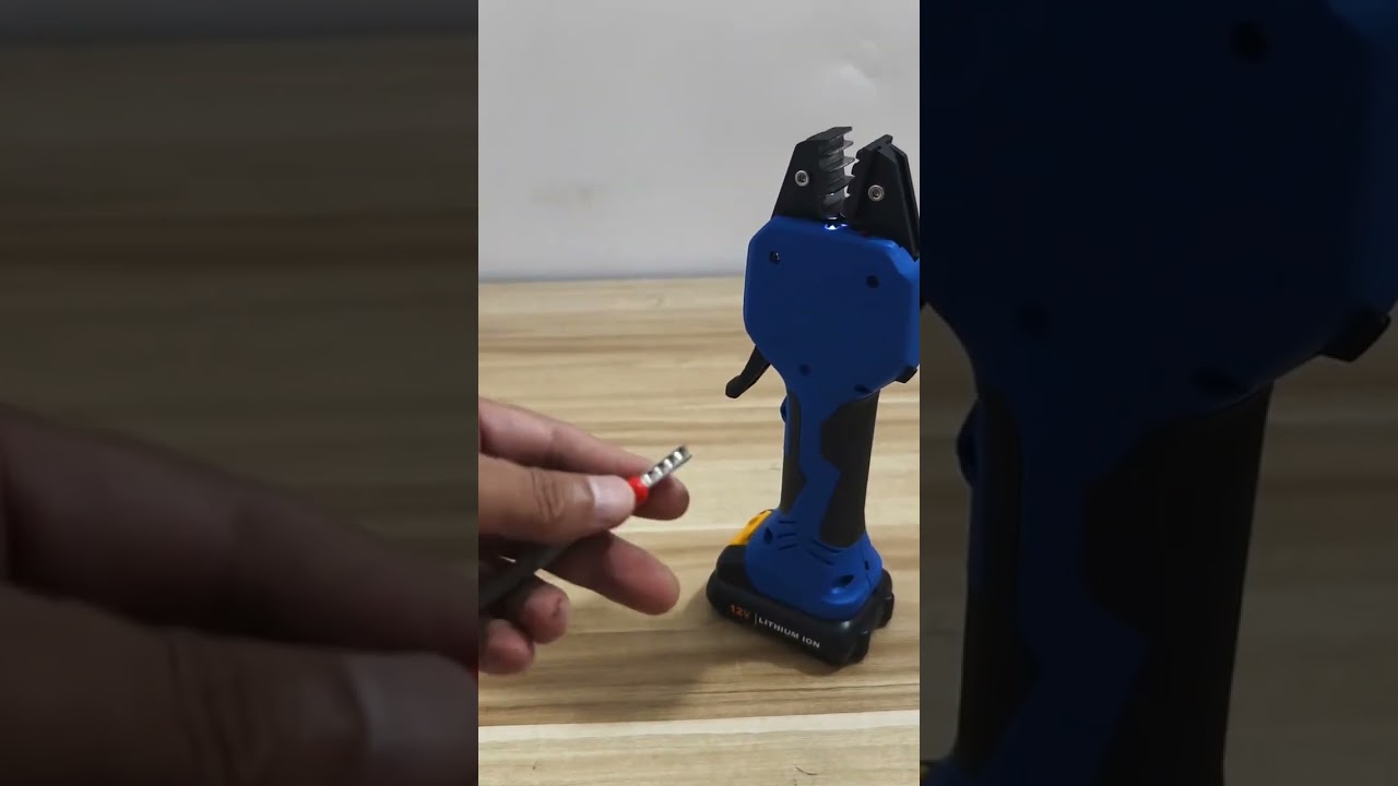 Cordless Lithium Battery Wire Crimper for Easy Crimping Anywhere