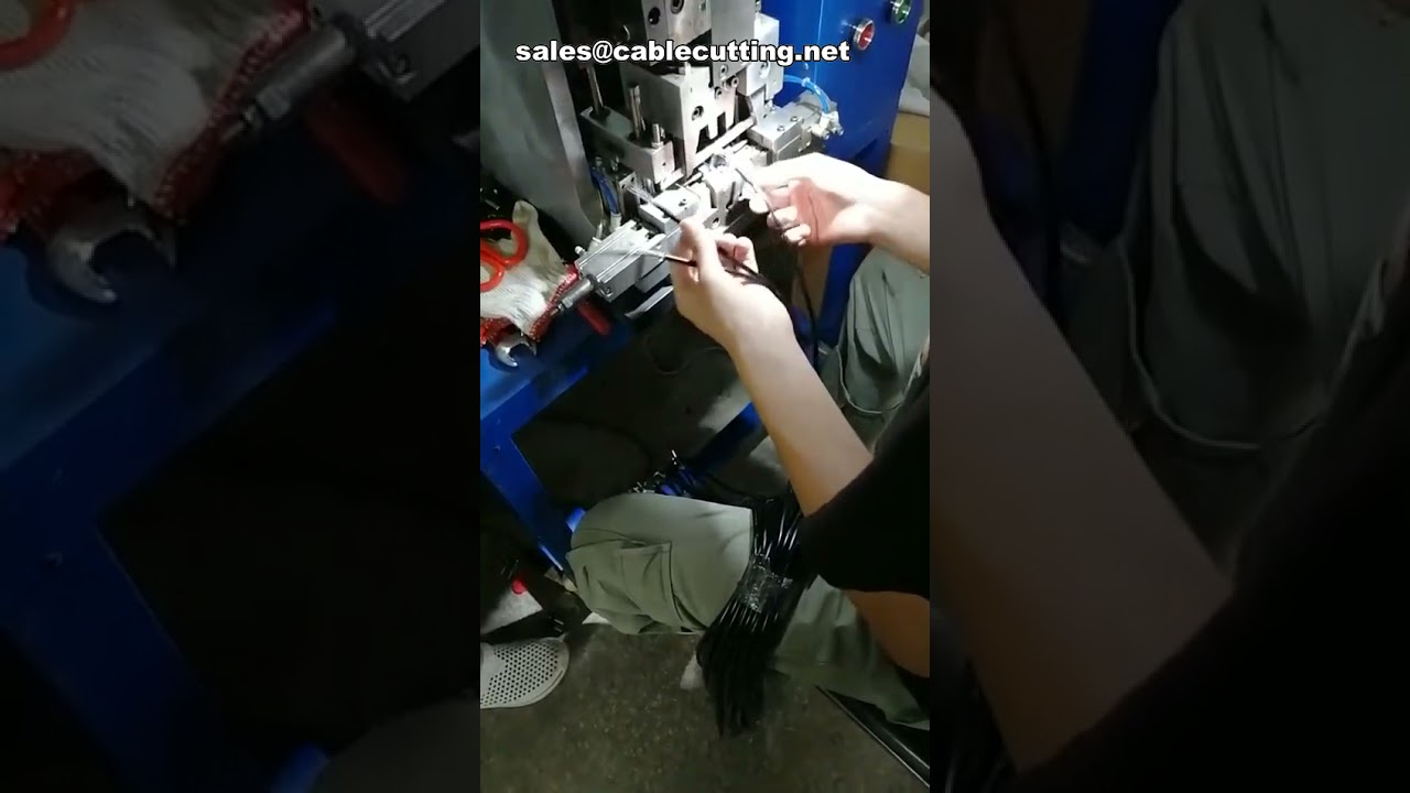 Automatic Plug Insert Crimping Machine for French and Middle East Plugs