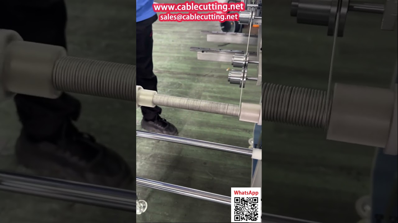 Automatic Precision Coaxial Antenna Cable Coiling Counting Machine