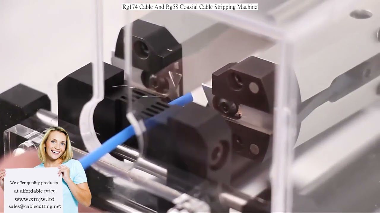 RG-174 and RG-58 Coaxial Cable Stripping Machine