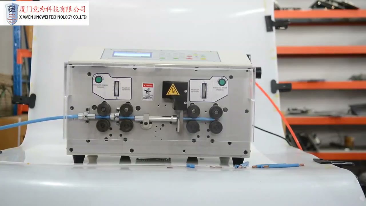 Multi-Core Wire Cutting Stripping Machine for Automated Wire Processing