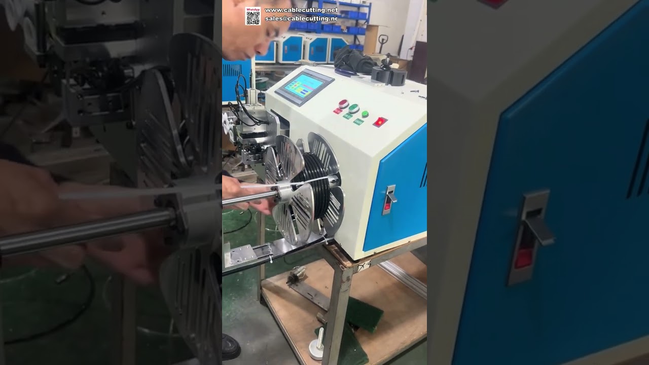 Industrial Meter Counting, Cutting, Winding and Spooling Machine