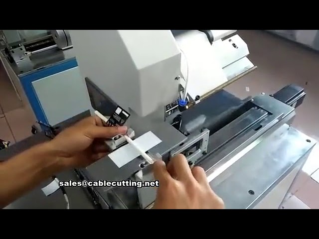 Automatic Cable Labeling Machine for USB Wire and Cable Lines