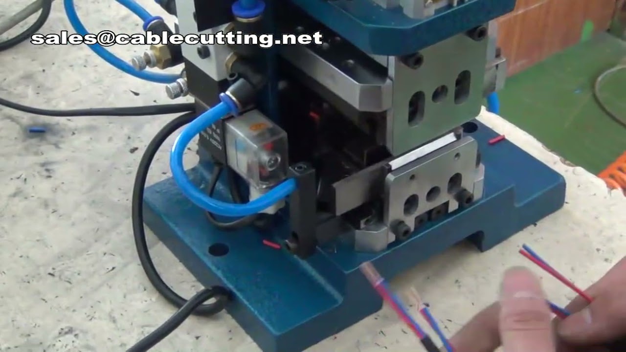 Pneumatic Wire Stripping and Twisting Machine | Parallel Wire Twisting Machine