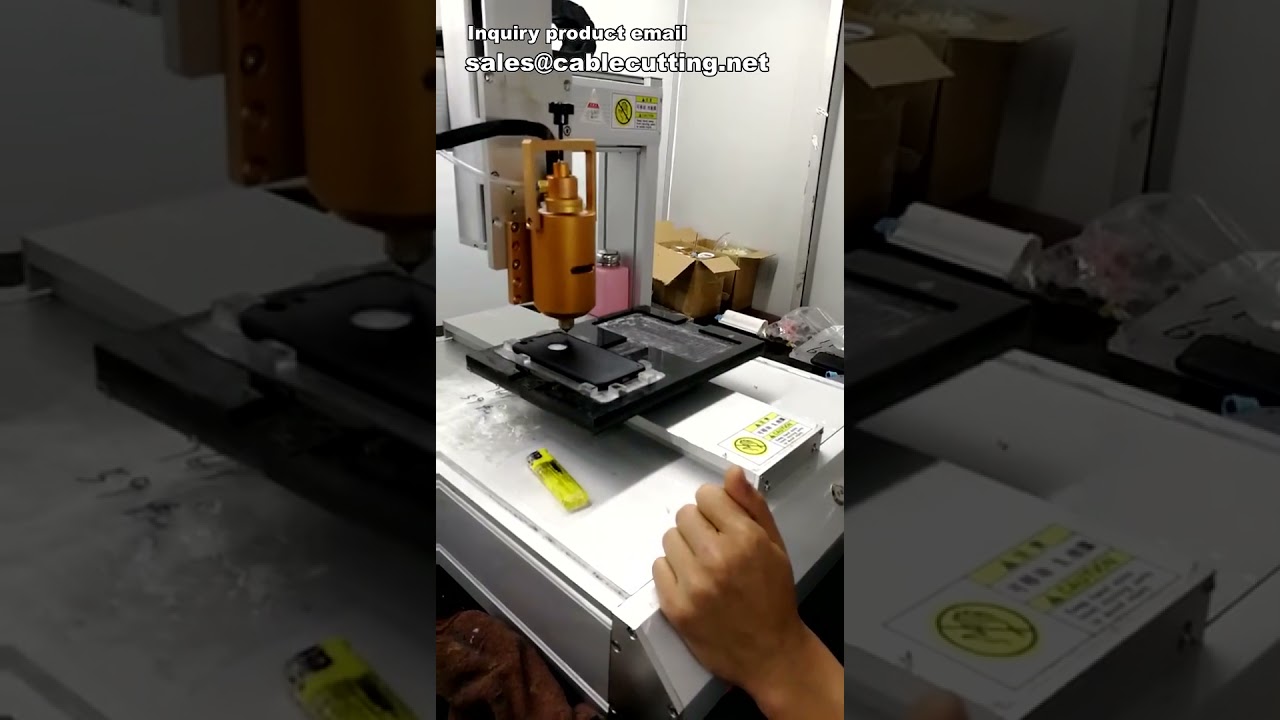 Mini 3-Axis Glue Dispenser Machine for Single Component, 300ml Silicone Glue Applying Automat