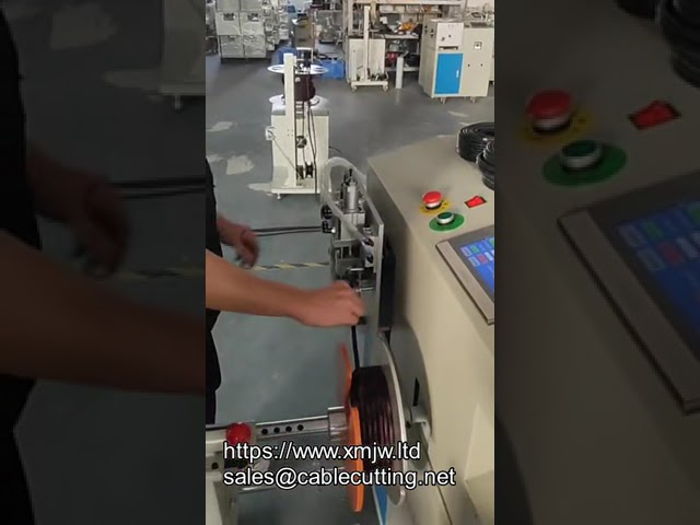 Automatic Wire Winding, Tying, and Cutting Machine with Wire Ordering Function