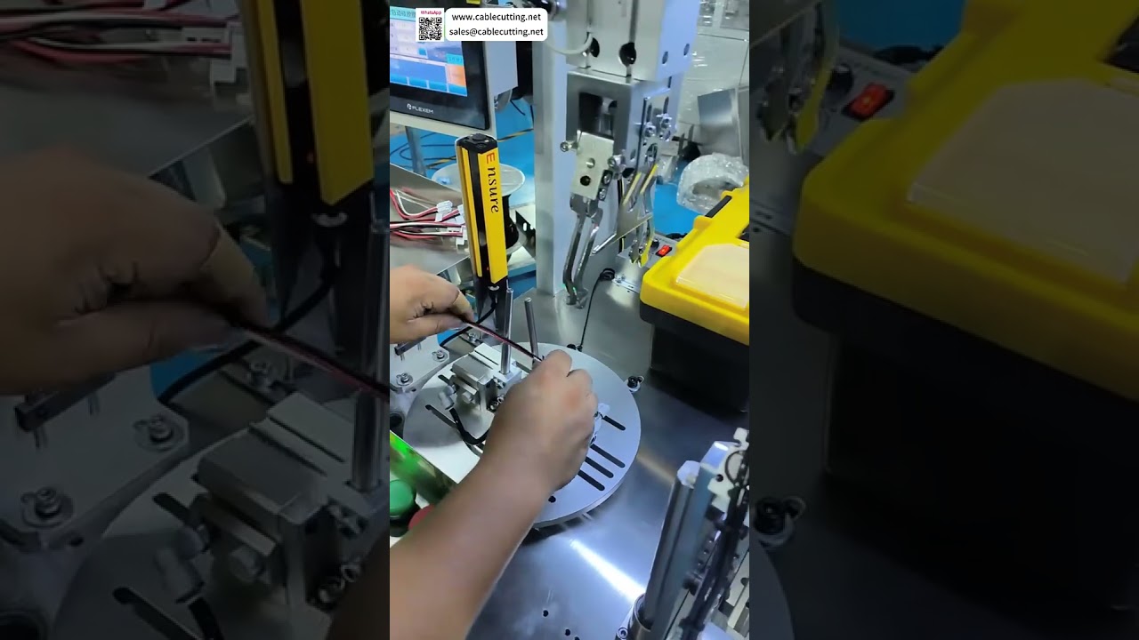Auto Wire Tying & Silicone Ring Insertion Machine  High Quality Service Wire Harness Tool - Shorts