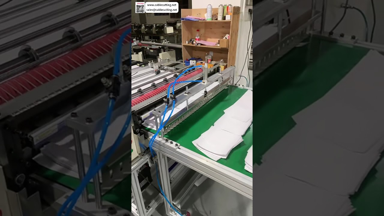 Slitting and Transverse Slicing Machine with Conveyor Belt Fast Setup Equipment Tool Set Ops - Shorts