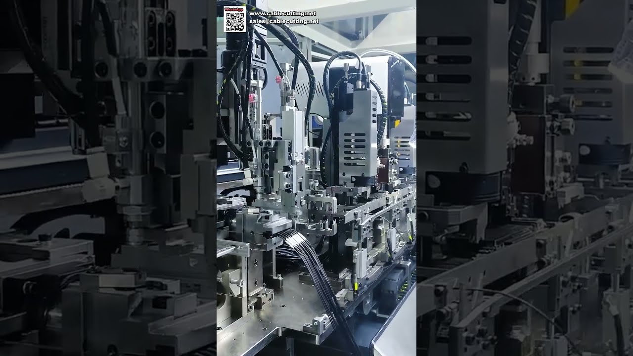 Professional Automated Terminal Crimping and Connector Housing Insertion Machine - Shorts
