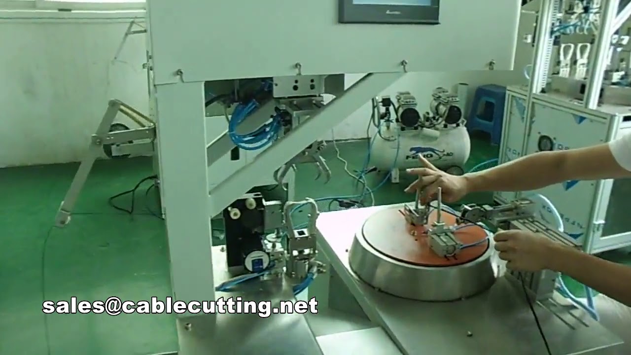 Video-8-Shape Cable Winding and Tying Machine