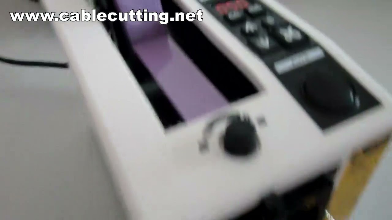 Electronic Masking Tape Cutting Machine with Dispenser & Blades