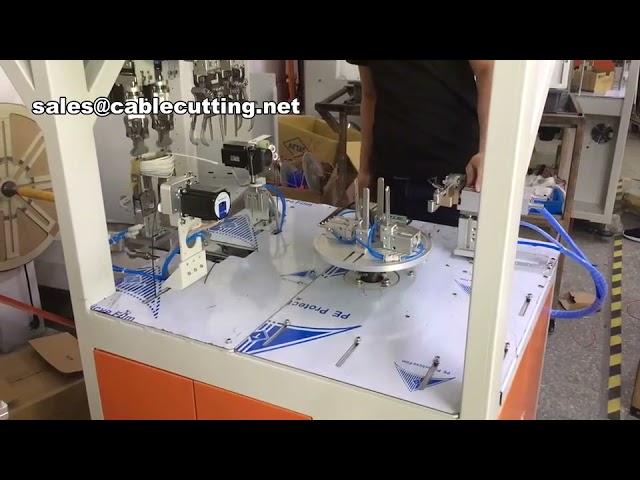 Circle Type Double Bundle Cable Winding and Binding Machine