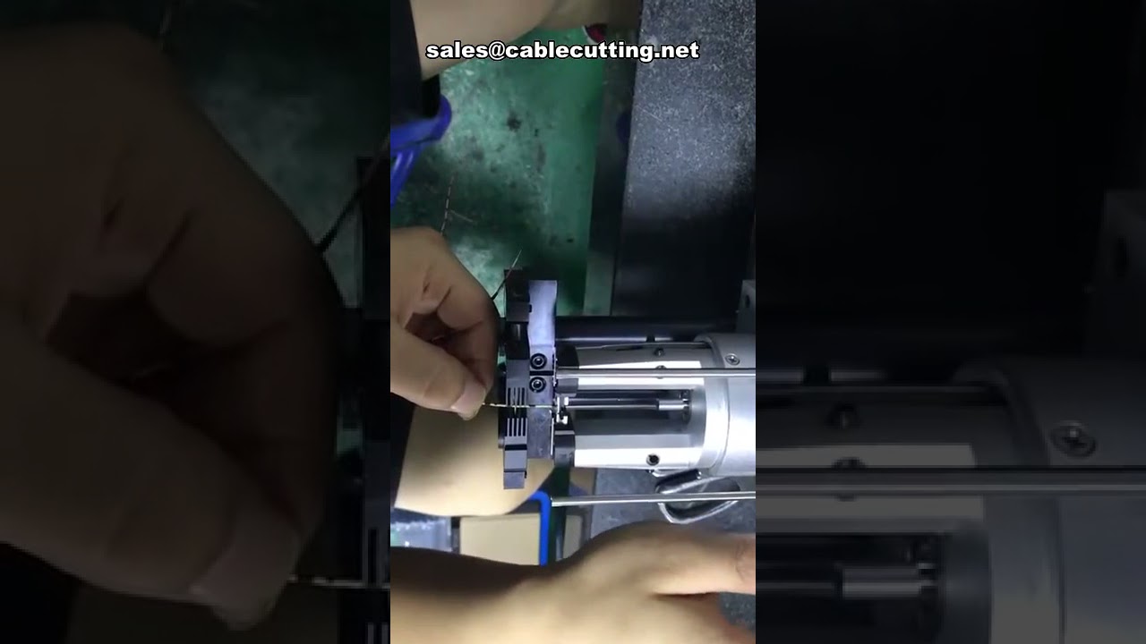 coaxial cable stripping machine