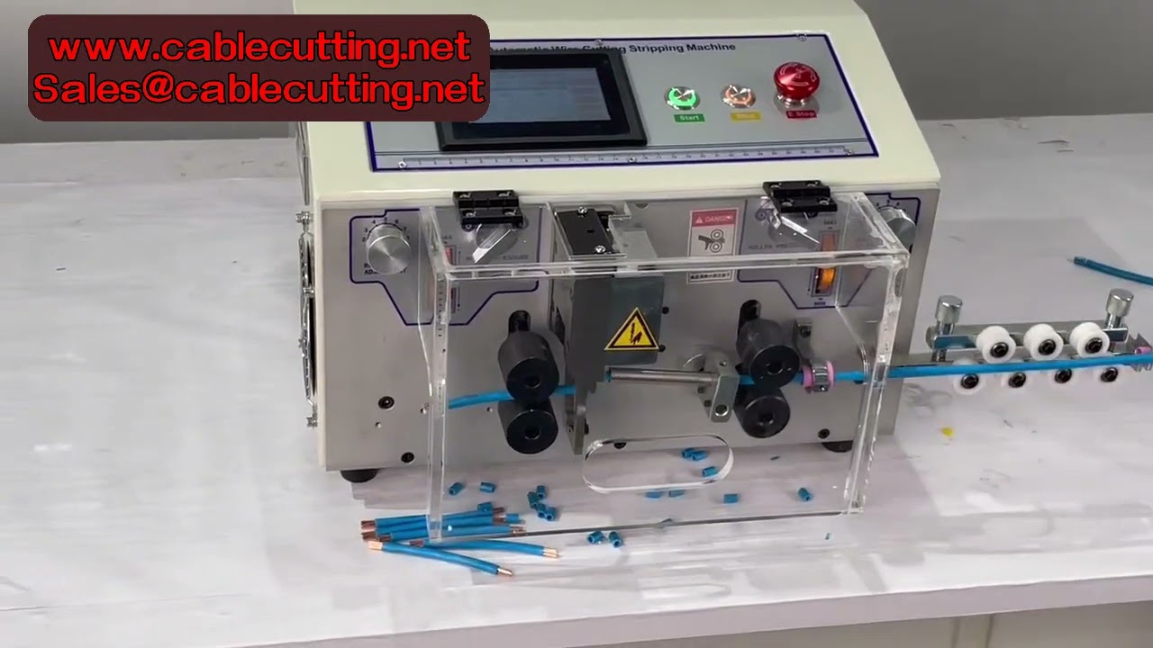 Computer Automatic Wire Stripper Machine JES-0-1 for 10mm2 Cable with Touch Screen