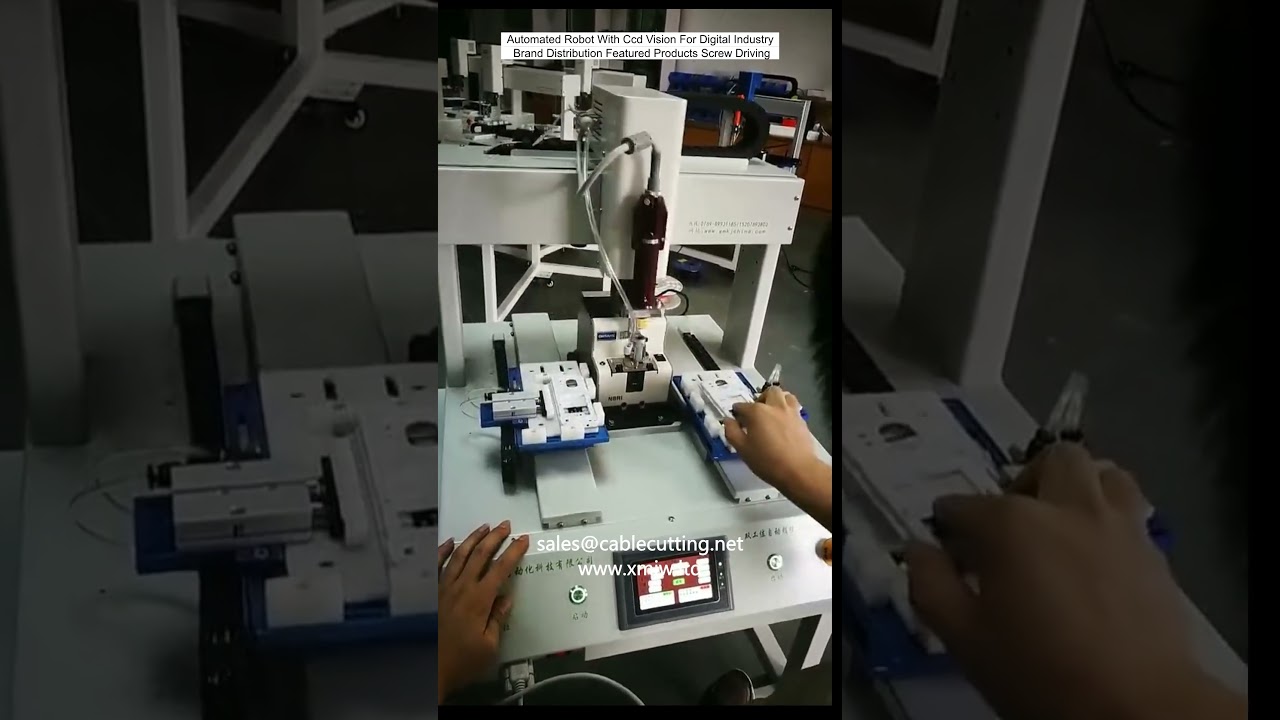 Automated Robotic Screwdriver with CCD Vision System for Digital Industry