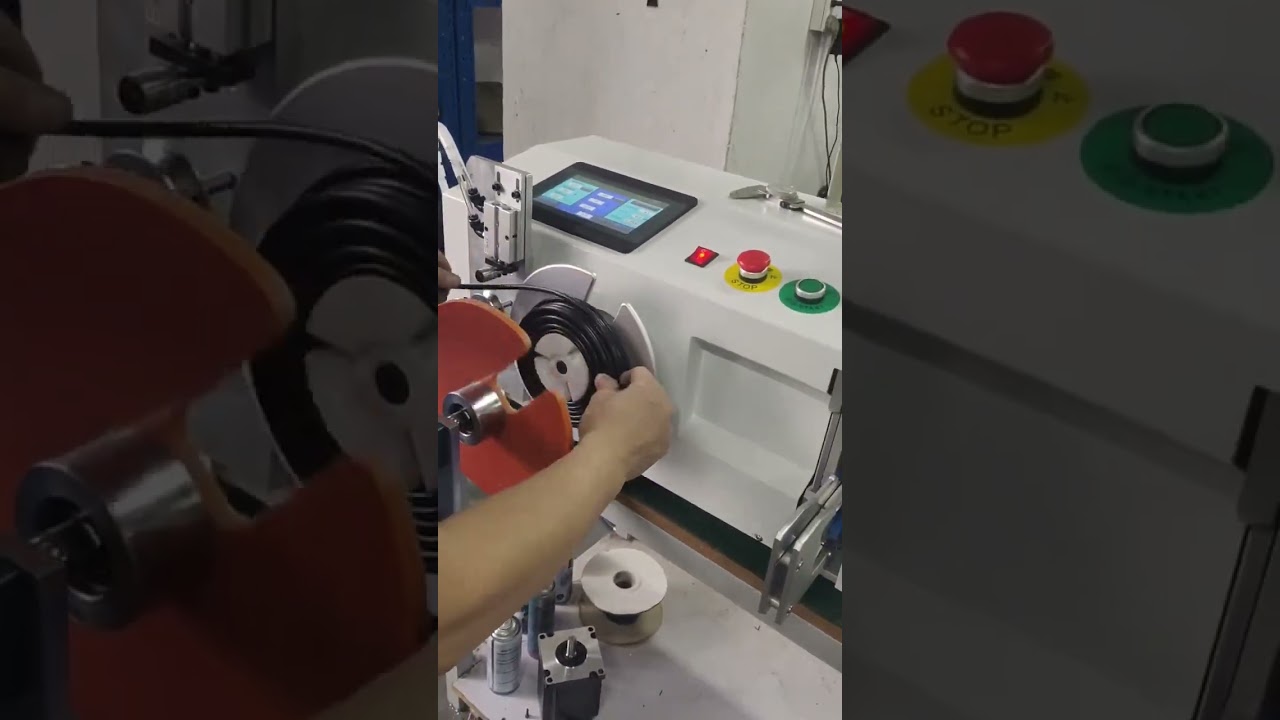 Automatic Traversing Wire Winding and Tying Machine