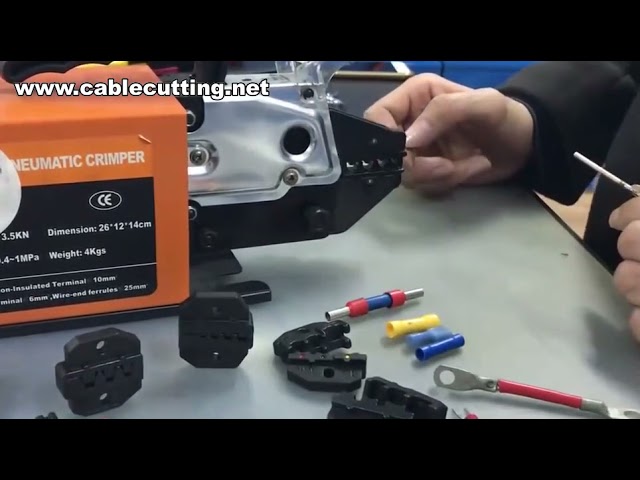 Pneumatic Wire Terminal Crimping Machine, Cable Crimper Tool
