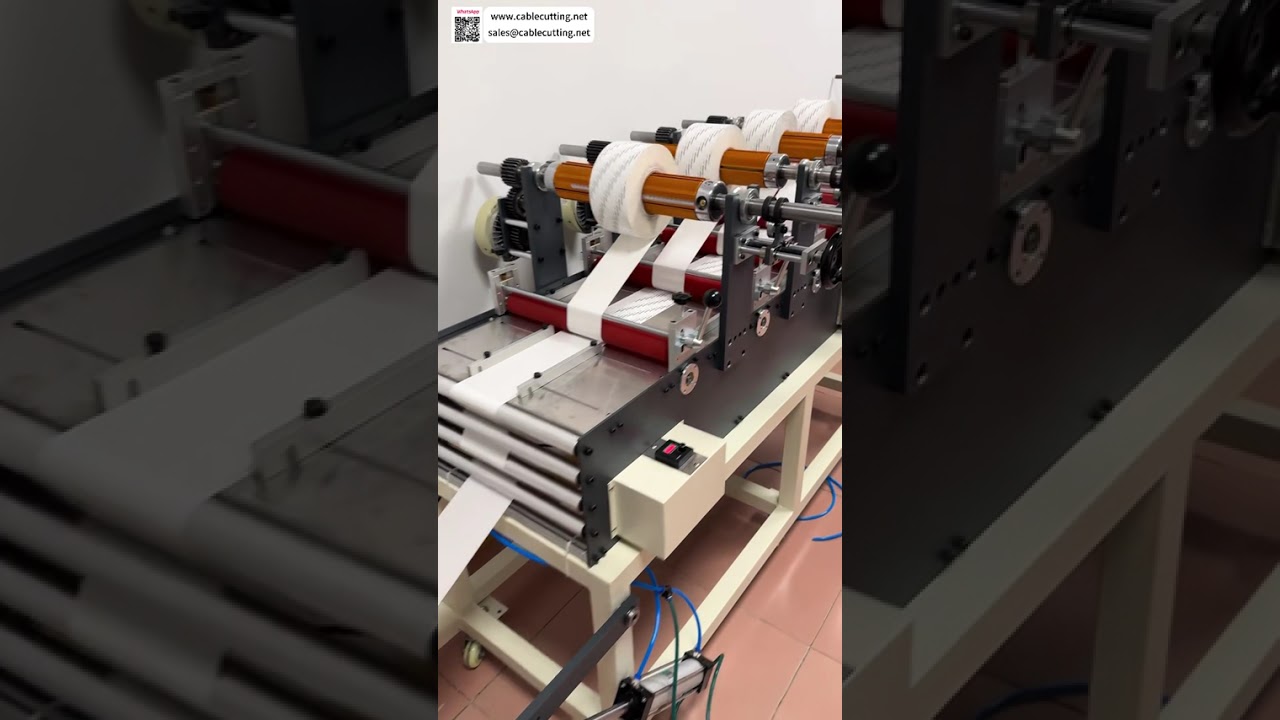Four Layer Sticker Lamination Edge to Edge Alignment Custom Built Slitting Machine Systems - Shorts