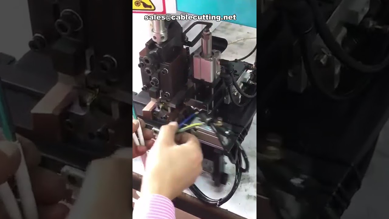 Automatic Wire Cutting Stripping and Crimping Machine for Industrial Automation