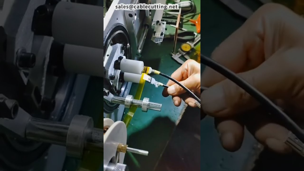 HDMI Cable Film Wrapping Machine  Heat Shrink Wrapping Machine #factory #machine #cnc