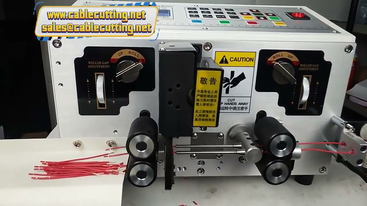 Wire Cutting Stripping Machine Wire Harness Machine Computer Cable Stripper Max Diameter 2 5mm2 AWG1