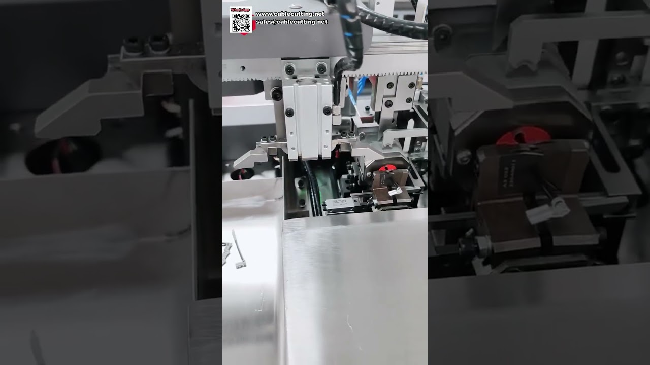 Automatic Terminal Crimping Heat Shrink Tube Insertion and Wire Tinning Machine - Shorts
