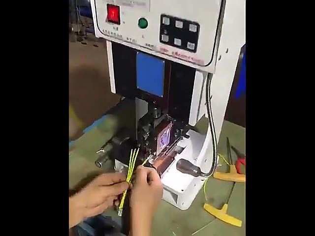 Semi-Automatic Mute Terminal Crimping Machine | Auto Cable Lug Crimper