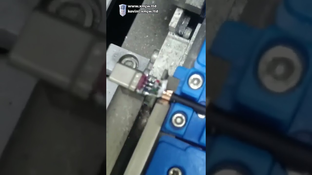 Custom Automatic USB-C Connector Soldering Machine for USB Cable Manufacturing