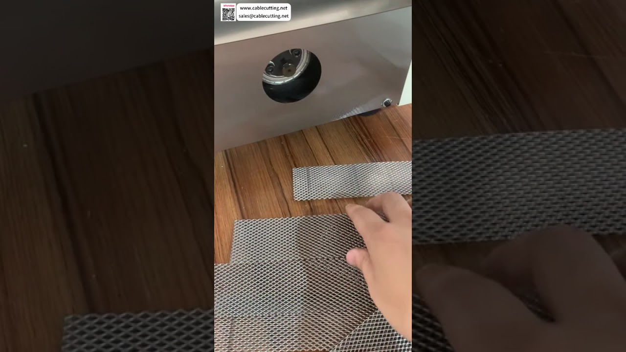 Stainless Steel Mesh Smooth Precision Slicing Cut To Sheet Machine Manufacturing Output Tool - Shorts