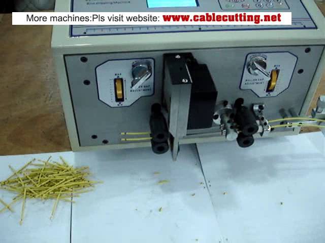 Dual Wire Cutting and Stripping Machine WPM-09-F for 0.1mm² Short Fine Double Wires