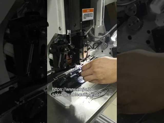 Terminal Connector Press Machine for Wire Stripping and Crimping Process