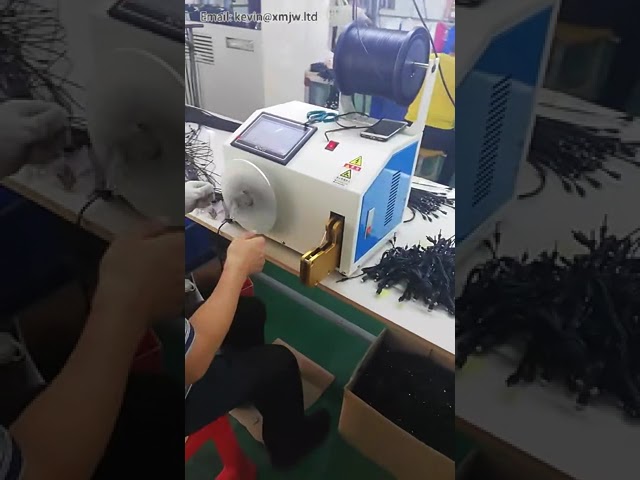 Electric High-Speed Charger Wire Tie Twist Winding and Tying Machine