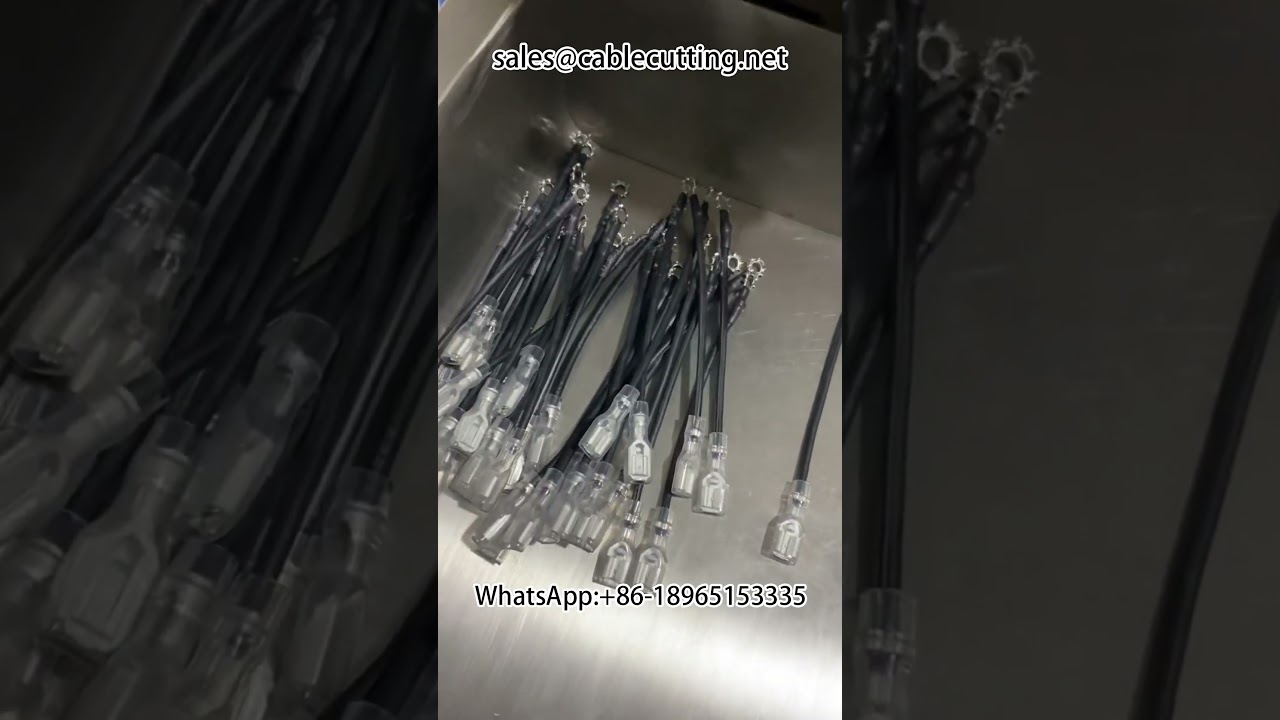 Automatic Single-End Wire Stripping and Crimping Machine