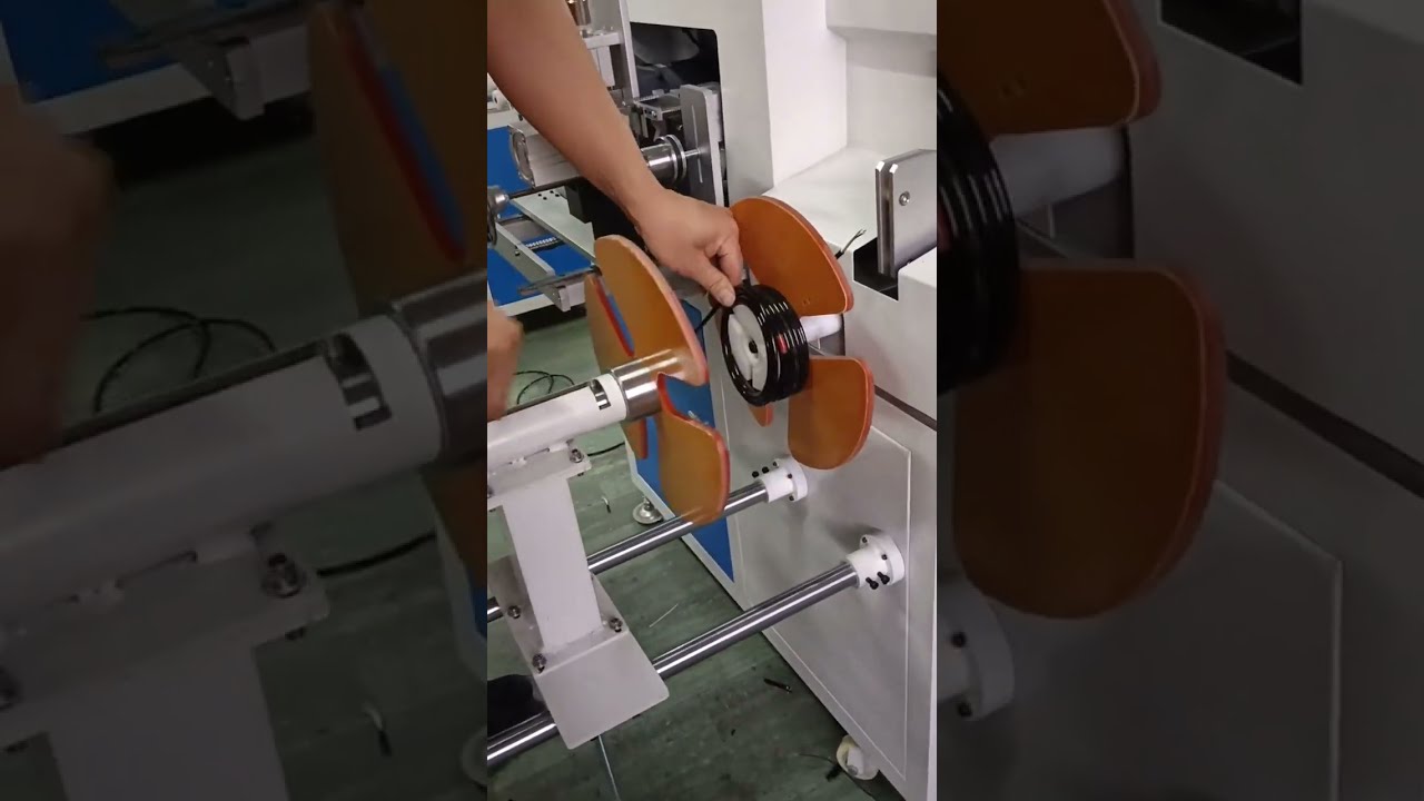 Automatic Wire Meter Counting, Traversing, Stripping, Cutting, Winding & Tying All-in-One Machine