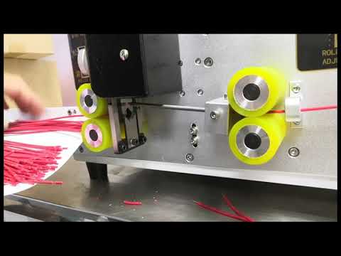 Wire Cutting And Stripping Machine Delivers Wire Conduit