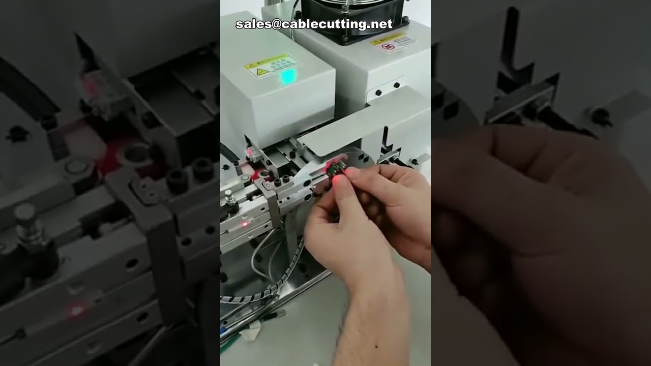 Automatic Wire Sleeve Insertion and Heating Machine