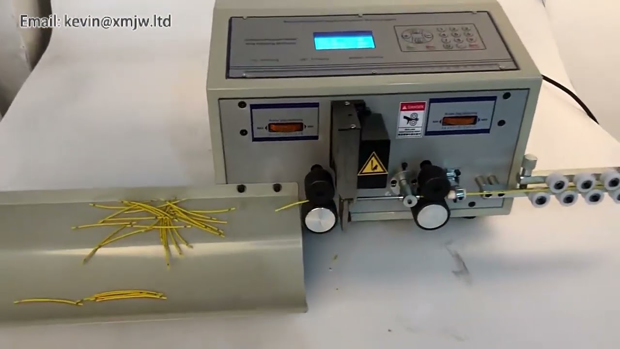 Computerized Electric Wire Stripping Machine | Double Wire Peel and Cut Machine