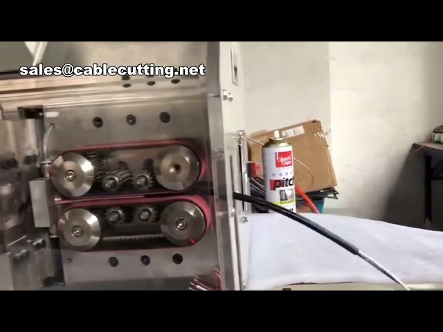 Automatic Multi-Core Wire Stripping and Cutting Machine for Electrical Wires