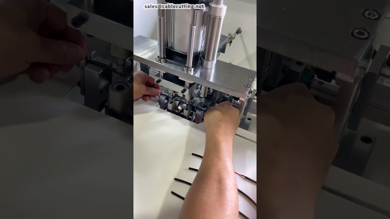 303 Switch Middle Stripping Machine for Round Cables #factory #machine #cnc