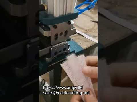 Small Automatic Manual Pneumatic Wire Stripping Machine for Outer Sheath Cutting