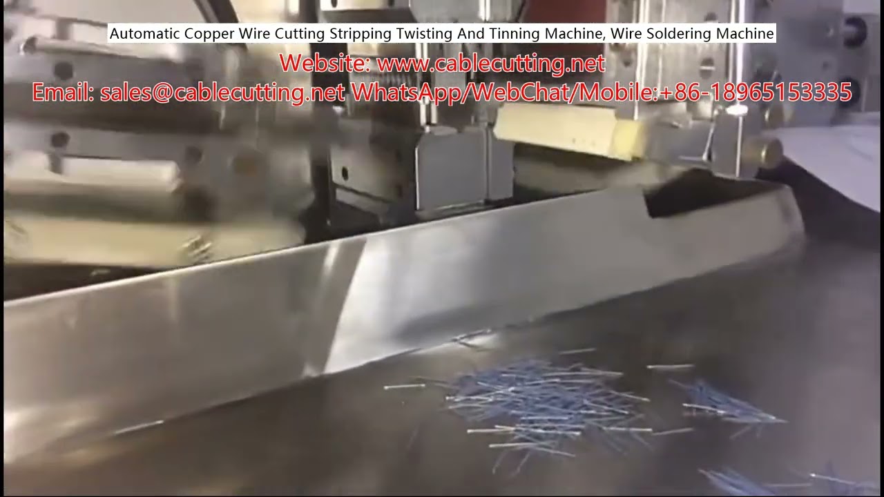 Automatic Copper Wire Cutting, Stripping, Twisting, and Tinning Machine | Wire Soldering Machine