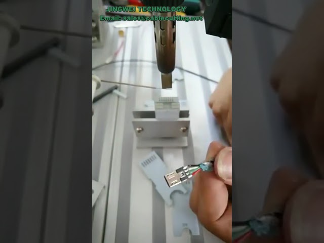 High Accuracy Type-C Cable Welding Machine for iPhone USB-A Head Automatic DIY Soldering