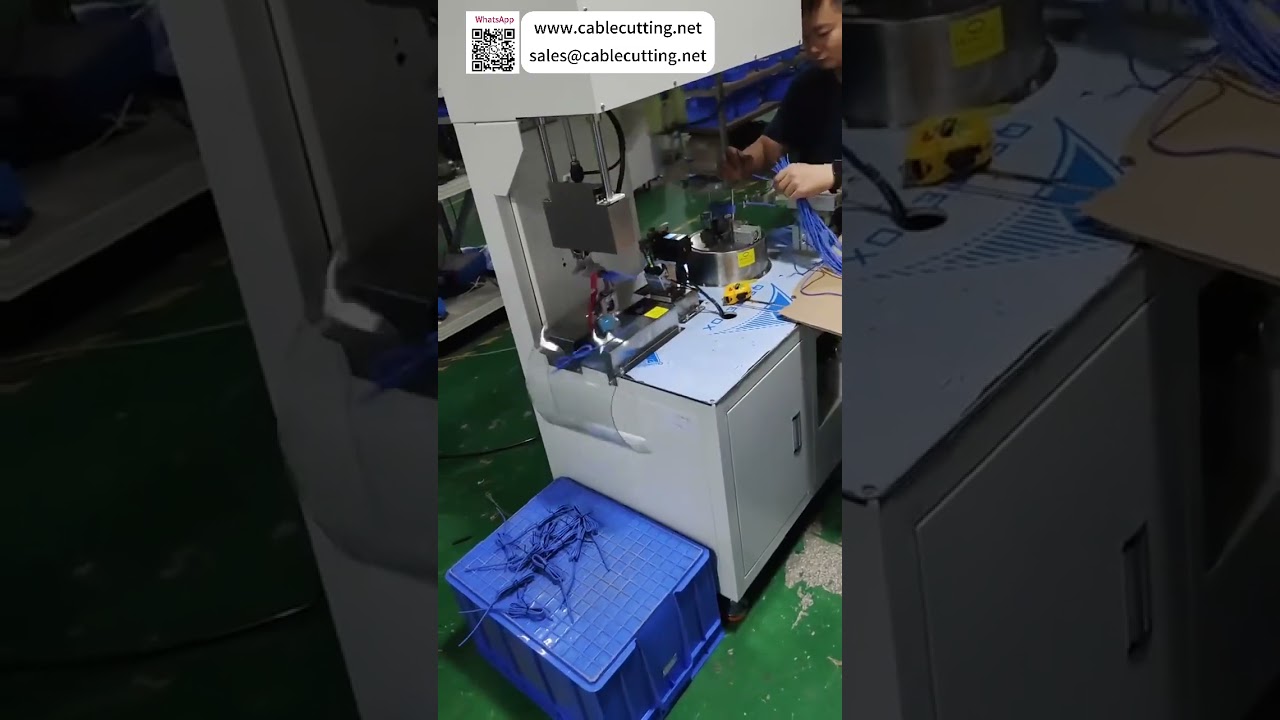 Economical Fully Automatic Wire Winding and Tying Machine For DC Power Data Cable Process