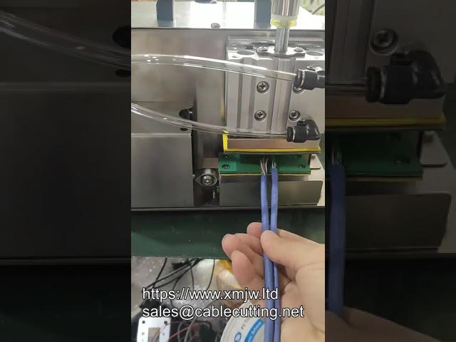 Low Price Network Cable Untwisting Straightening Machine High Efficiently Rubbing The Cable Cores Ma