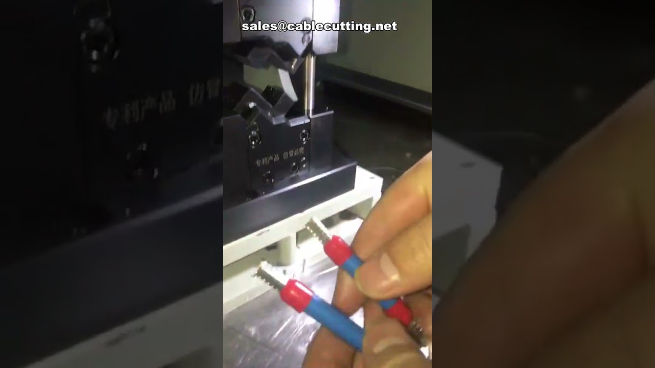 Single Needle Tube Terminal Crimping Machine for Tubular Terminals