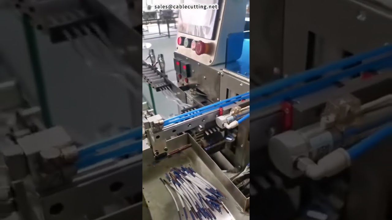 Flat Jacket Cable Dual Head Dip Tinning Machine  Harness Equipment #machine #factory #cnc