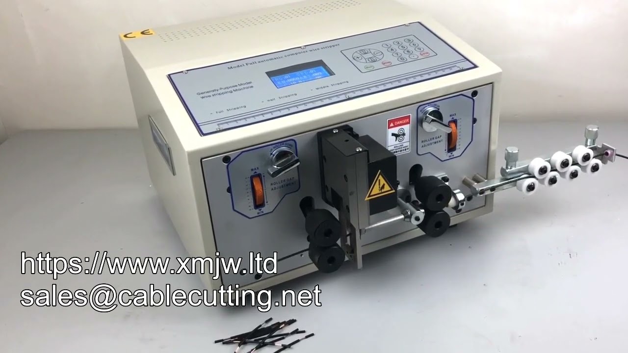 WPM 03 Electrical Computer Phone Led Wire Cutting Stripping Machine