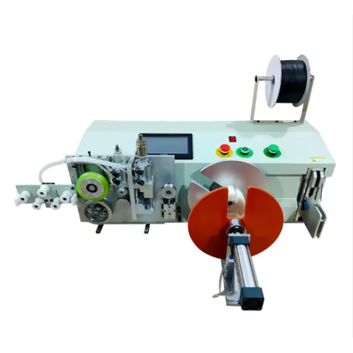 Automatic Cable Coiling Machine, Power Cord Cable Winding Machines with Automatic Cut and Twist, Wire Counting Meter Equipment